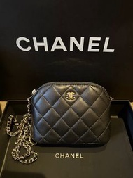 Chanel 24S clutch on chain/ Chanel WOC/ Chanel Mini/ Chanel wallet on chain/Chanel 貝殼包/ Chanel 羊皮
