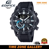 Casio Edifice ECB-40PB Black Stainless Steel Band Analog Digital Men Watch ECB-40PB-1A / ECB-40PB / 