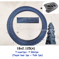 18 x 2.125(A) BUNGA KASAR Tayar luar untuk basikal yang guna tayar 18 x 2.125