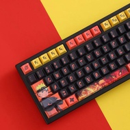 Uzumaki Naruto/ Luffy/ Key-Goku Keycap 126คีย์เชอร์รี่โปรไฟล์ PBT สำหรับสวิตช์ MX เชอร์รี่คีย์บอร์ดแ