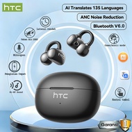 HTC NE55 Bluetooth V6.0 Earphones AI Ear clip Sport Wireless Headphones Comfort Translation Earbuds 