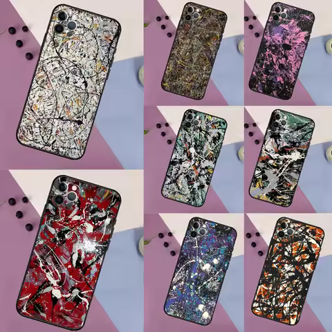 Jackson Pollock Free Form painting For Huawei Nova Y70 Y91 Y61 Y73 Y72 Y90 Y60 12s 12i 11i 8i 9 10 S