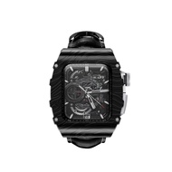 ชุดดัดแปลงสุดหรูสายหนังเคสและเคสสำหรับ Apple Watch 44มม. 45มม. Iwatch Series 9 8 7 6 SE 5 4