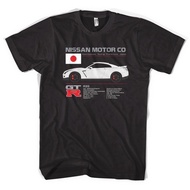 2024 High Quality R35 GTR Nissan Skyline Jdm R33 R34 R32 Short Sleeve Sports T-Shirt for Men S-5XL