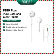 Edifier P180 Plus Wired Earphone with Built in Mic | AUX | In-line Control | Omnidirectional Mic