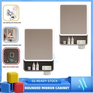 Bathroom Mirror Cabinet Space Aluminum Arc Intelligent Mirror Cabinet Makeup Mirror New Style Bathro