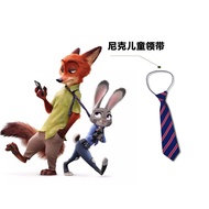 Hot Nick Fox Cos Childrens Fox Shirt Pants Tie Ears Full Set Zootopia Clothes Boys