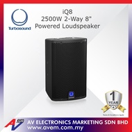 TURBOSOUND iQ8 (iQ-8) 2500 Watt 2 Way 8  Powered Loudspeaker with Klark Teknik DSP Technology