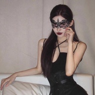 masquerade mask men Topeng muka renda hitam topeng muka separuh topeng muka topeng muka berpakaian a