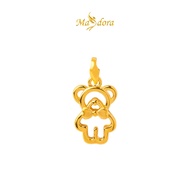 MASDORA 999 Gold Pendant Loket Emas ~ Cutie Bear (EMAS 999/24K)