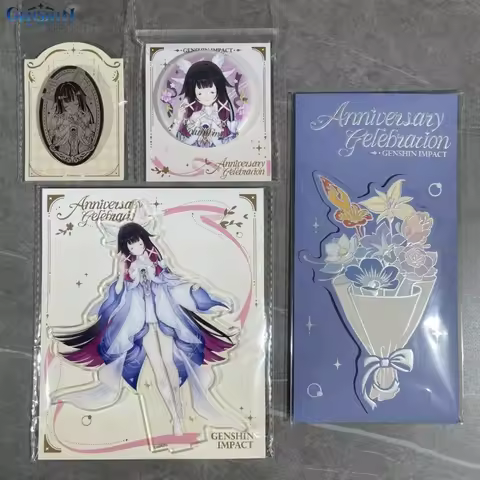 Genuine Genshin Impact Song Of The Welkin Moon Columbina Hyposelenia Anniversary Celebration Series 