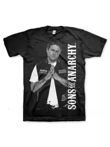 Men's Sons of Anarchy Jax Taylor TV Series Theme T-Shirt Casual Crew Neck Short Sleeve SOA Fan Appar
