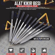 kikir besi baja gepeng kikir bulat kecil kikir set kikir satu set murah 10 pcs