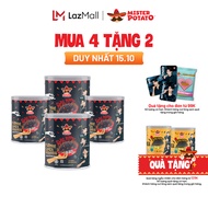 COMBO 4 KHOAI TÂY MISTER POTATO GHOST PEPPER VỊ TRUYỀN THỐNG 40G
