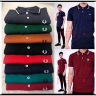 T-shirt Short Sleeve Freed Perry Polo Shirt Kain Cotton.Strachbal.Size S—-XXL Ready stock