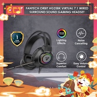 Fantech Orbit HG25BK Virtual 7.1 Wired Surround Sound Gaming Headset - Black