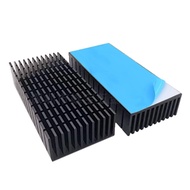 Easycargo 2pcs 40mm Heatsink Kit 100mmx40mmx20mm + 3M8810 thermal conductive adhesive tape, Cooling 