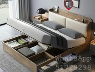 【包送貨】高箱床 榻榻米床架 單人床 雙人床架 置物床 儲物床 收納床 bed