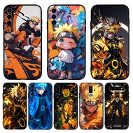 Fashion TPU black silicone phone case Anime naruto uzumaki(K-8) for Samsung J4 J6 J8 Plus or Prime J