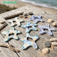 TN5WC4 Starfish Fridge Magnet, 3D Embossed Beach Theme Five-pointed Star Bottle Opener, Creative Gol