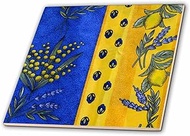 3dRose France, Aix-en-Provence. Textiles, Cours Mirabeau Market. -Ceramic Tile, 8-inch (ct_207822_3)