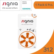 ถ่านเครื่องช่วยฟังเบอร์13 SigniaBySiemens A13 Pr48  ถ่านใส่เครื่องช่วยฟังเบอร์13 ถ่านหูฟัง แบตเตอรี่