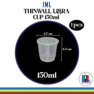 Kotak Makan Plastik THINWALL LIBRA CUP 150ml - pcs