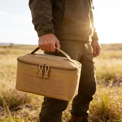 Rifle Cartridge Bag Pistol Ammo Pouches Portable Ammunition Box Outdoor HuntingShooting Bullet Stora