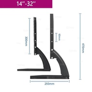 Universal TV Stand Tabletop Mount Monitor Pedestal Fits 14-32 37-75 inch