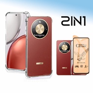 Honor X9D X9 D X 9D Shockproof Phone Case With Tempered Glass Screen Protector