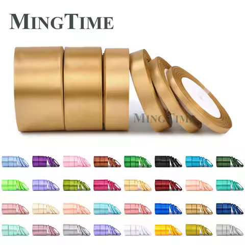 Satin Ribbon 25yards 6mm 10mm 15mm 25mm 38mm 50mm Sash Gift Bow Handmade DIY Craft Wedding Party Sup