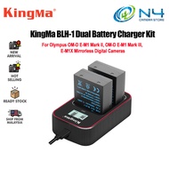 KingMa BLH-1 BLH1 Dual Battery Charger Kit For OLYMPUS OM-D E-M1 Mark II E-M1 Mark III and E-M1X