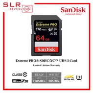SanDisk Extreme PRO SDXC Card (64GB/128GB/256GB) 200MB/s Class 10 U3 4K UHS-I Memory SD Card