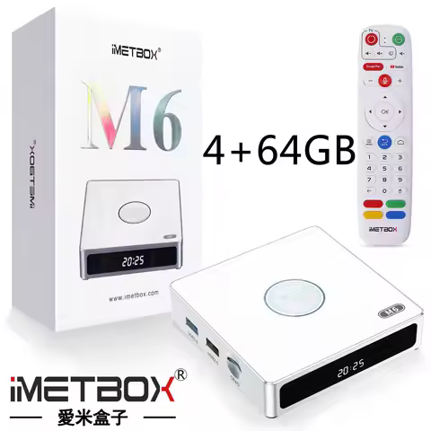 IMETBOX M6 TV Box 4GB 64GB With Vioce Control Wifi 6 8k HD Smart TB TV Box Global Live IPTV IMETBOX 