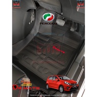 [FULL SET] DR.MATS Diamond 5D Carpet PERODUA AXIA 2019-2022 Carpet Car Floor Mat Waterproof Anti-Sli