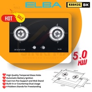 TRUSTED BRAND ELBA DAPUR GAS HOB BUILT IN 2 BURNER 3 BURNER GLASS HOB GAS DAPUR KITCHEN HOB ELBA GAS