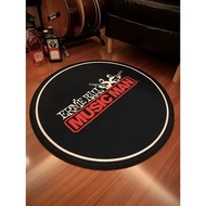 Good Quality MusicMan Guitar Rock Carpet Stage Bar Living Room Bedroom Seat Bedroom Door Mat Rock Ca