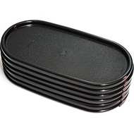 TUPPERWARE MODULAR MATES OVAL SEAL LID COVER-BLACK(12PCS)