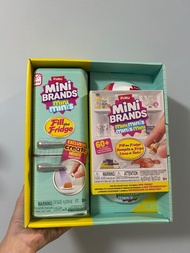 100%全新正版 大熱 zuru mini brands 迷你雪櫃玩具套裝 盲盒 迷你食玩 迷你食物