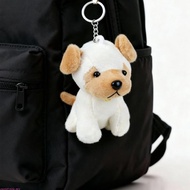 sweety Tiny Stuffed Pug And Wolf Dog Keychain Soft Plushie Bag Pendant Great For Decors