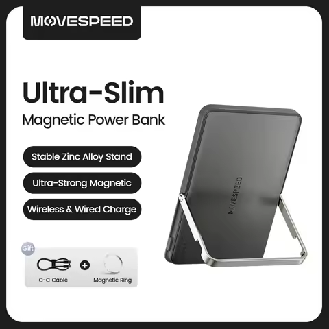 MOVESPEED S10Pro Magnetic Power Bank 10000mAh Wireless Portable External Battery with Stand for MagS