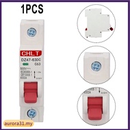 【AUROA】1PCS DC Circuit Breaker DC 500V Unipolar MCB Solar PV 10 16 20 32 40 63 Amp