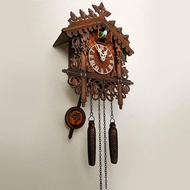 shop Big Discount Wooden Cuckoo Clock Handmade Wall Cuckoo Clock Traditional Wooden Clock Home Wall