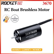 Surpass Hobby Rocket-RC 3670 1850KV 2280KV 3050KV Brushless Sensorless Motor For 800-1000mm RC Boat 