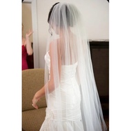 [MOANA] Plain veil, bride veil, pearl veil, bridal veil, bridal veil