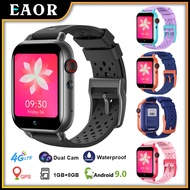 EAOR T3 Dual Camera Kids Smart Watch 4G LTE GPS WiFi App Download IPX7 Waterproof Children Phone Smartwatch 9.0 1GB+8GBsdhf