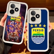 G-53 Persib Casing for Realme C61 C51 C67 Note 60 50 C53 C55 Black and white