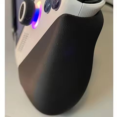 for Asus Rog Ally Modified Grip Gamepad Grip White Black 1 Pair