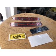 Complete set of decals for you to clean cub 78 50cc - red