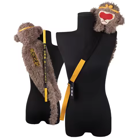 Archi Handwork Comic Con Chinese Myth Sun Wukong Sling Backpack Monkey King Unwind Perch On Shoulder